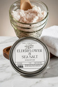 Elderflower & Lavender Sea Salt Bath Soak - 3 oz Natural Himalayan Pink Salt & Dead Sea Salt