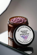 Brazilian Purple Sugar Scrub - 4 oz | Exfoliating Body Scrub with Natural Purple Clay
